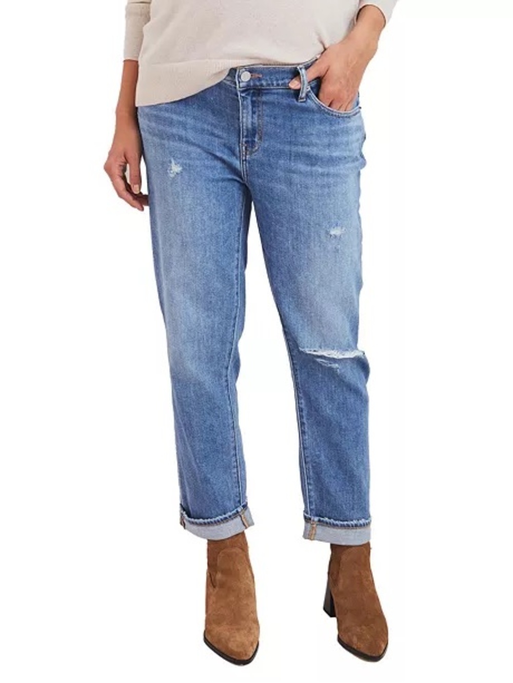 Hatch The Under the Bump Boyfriend Maternity Jean Size 32
